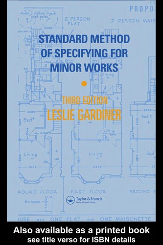 Cover for Standard method of specifying for minor works