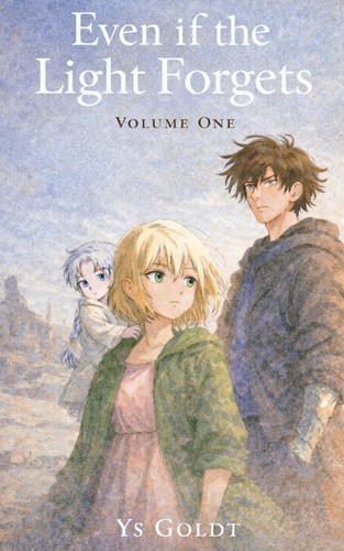 Cover for Even if the Light Forgets — Volume One