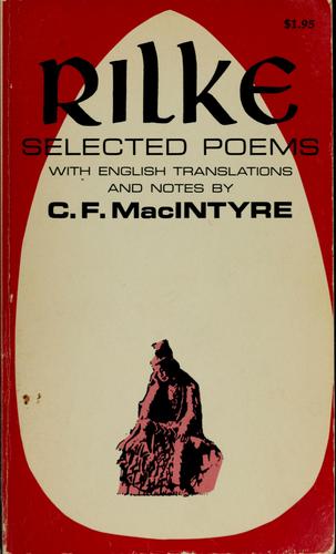 Cover for Rainer Maria Rilke, selected poems
