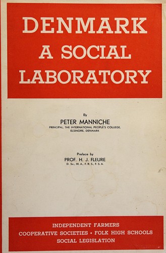 Cover for Denmark, a social laboratory
