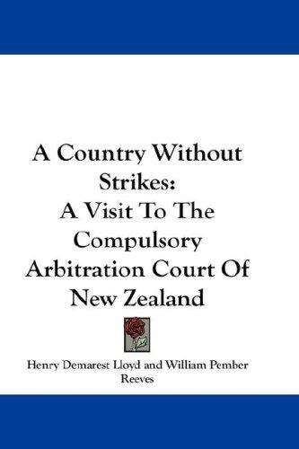 Cover for A Country Without Strikes