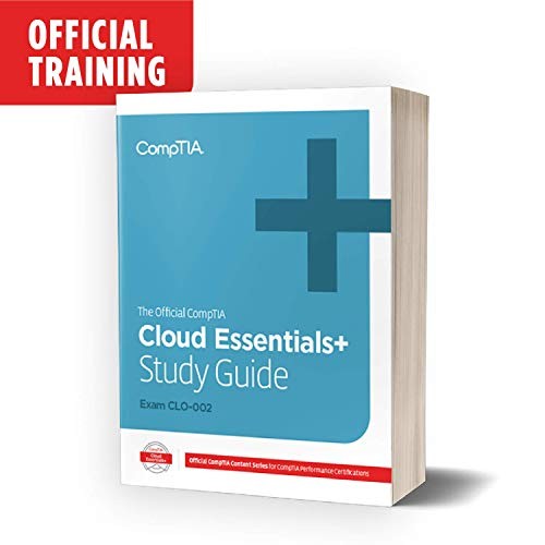 Cover for Official CompTIA Cloud Essentials+ Self-Paced Study Guide (Exam CLO-002)