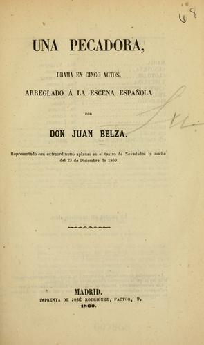 Cover for Una pecadora
