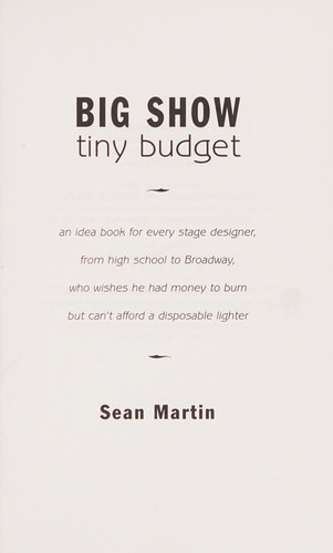 Cover for Big Show, Tiny Budget