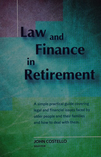 Cover for Law and Finance in Retirement