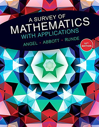 Cover for A Survey of Mathematics with Applications plus MyLab Math Student Access Card -- Access Code Card Package