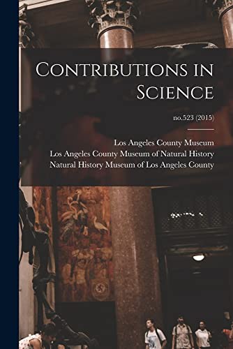 Cover for Contributions in Science; no.523
