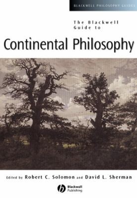 Cover for The Blackwell guide to continental philosophy