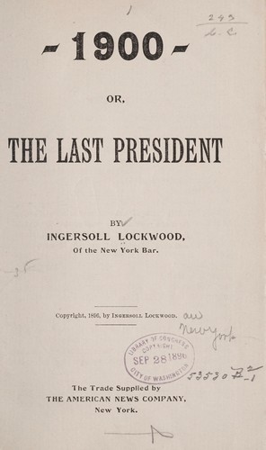 Cover for 1900