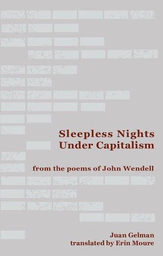 Cover for Sleepless Nights Under Capitalism from the poems of John Wendell