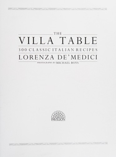 Cover for The Villa Table