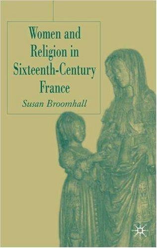 Cover for Women and religion in sixteenth-century France