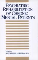 Cover for Psychiatric Rehabilitation of Chronic Mental Patient