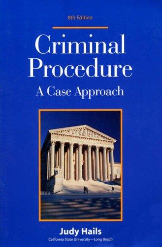 Cover for Criminal Procedure