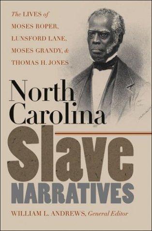 Cover for North Carolina slave narratives