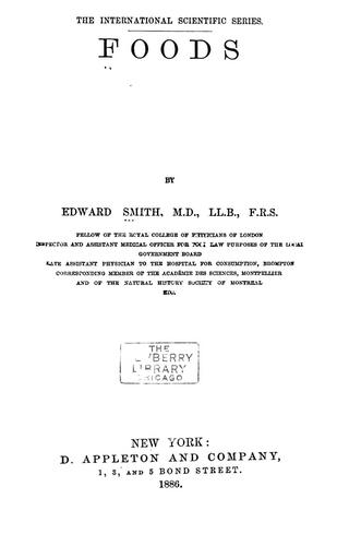 Cover for Foods