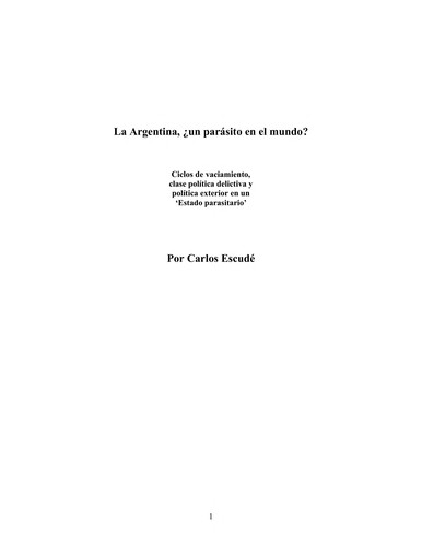 Cover for El: Argentina