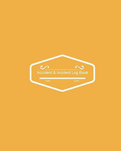 Cover for Accident & Incident Log Book : Mustard Cover