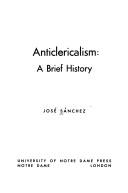 Cover for Anticlericalism
