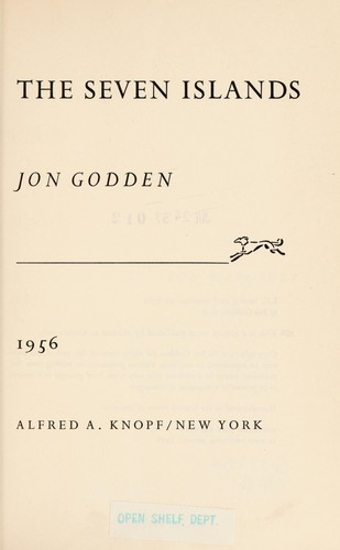 Cover for The seven islands.