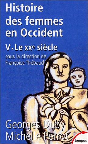 Cover for Histoire des femmes en Occident, tome 5