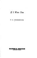 Cover for If I were you