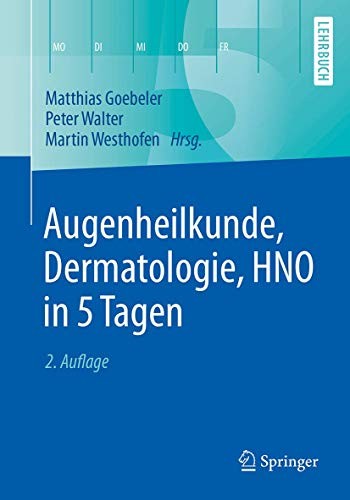 Cover for Augenheilkunde, Dermatologie, HNO in 5 Tagen
