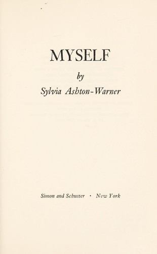 Cover for Myself.