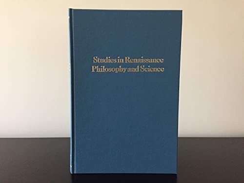 Cover for Studies in Renaissance philosophy and science