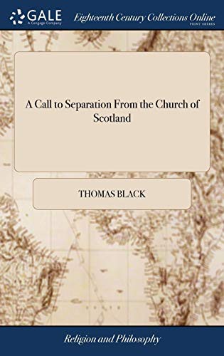 Cover for A Call to Separation From the Church of Scotland