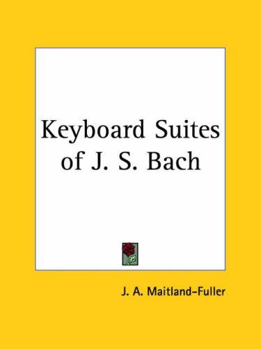 Cover for Keyboard Suites of J. S. Bach