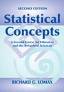 Cover for Statistical Concepts Inst.G 2n