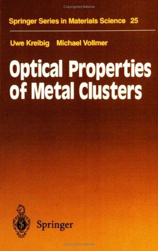 Cover for Optical properties of metal clusters