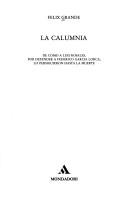 Cover for La calumnia