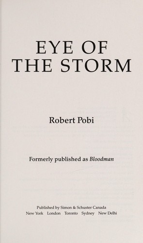Cover for Eye of the storm