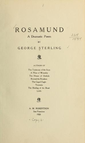 Cover for Rosamund