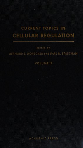 Cover for Current Topics in Cellular Regulation