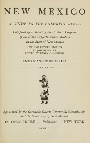 Cover for New Mexico - a Guide to the Colorful State