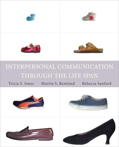 Cover for Interpersonal Communication Through the Life Span