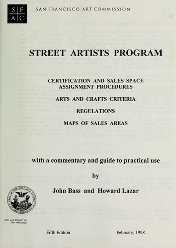 Cover for Street artists program