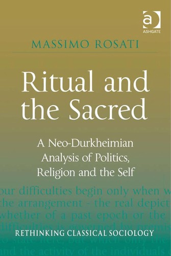 Cover for Ritual and the sacred