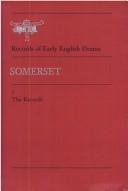 Cover for Somerset including Bath: Volume 1:The Records; Volume 2