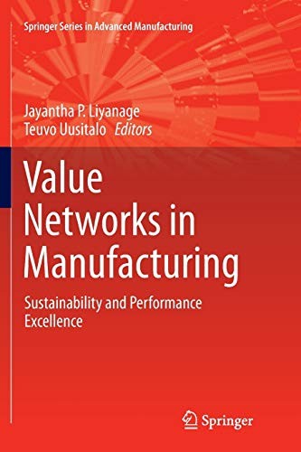 Cover for Value Networks in Manufacturing