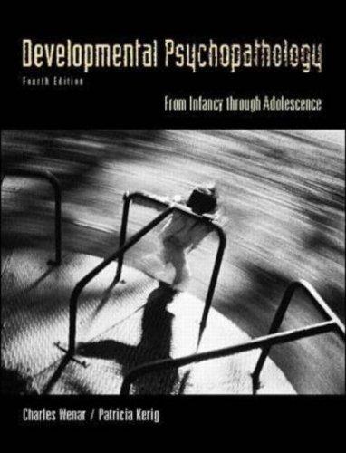 Cover for Developmental Psychopathology