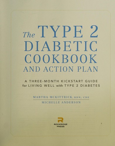 Cover for The type 2 diabetic cookbook and action plan