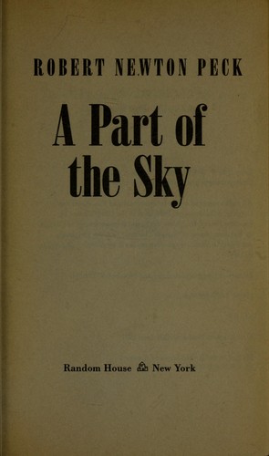 Cover for A part of the sky