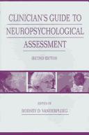 Cover for Clinician's guide to neuropsychological assessment