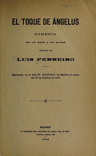 Cover for El toque de Ángelus