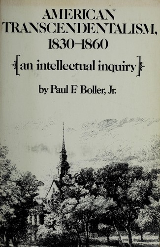 Cover for American transcendentalism, 1830-1860