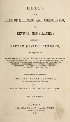 Cover for Helps to a life of holiness and usefulness